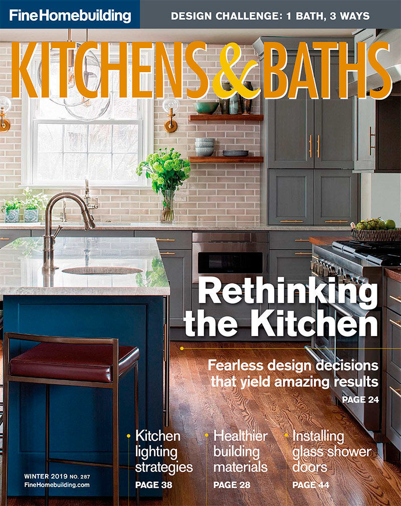 The cover of Kitchens & Baths magazine no. 287 - Rethinking the Kitchen