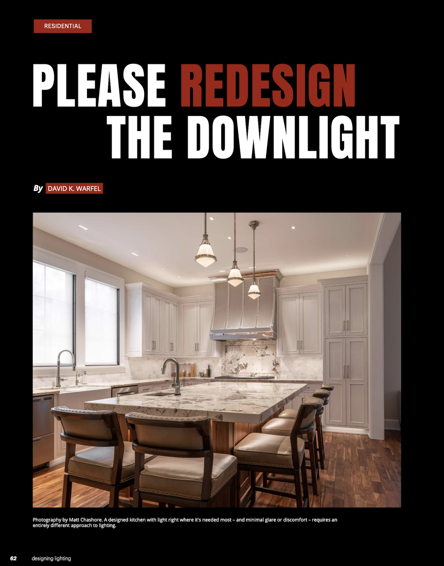 Article cover for Please Redesign the Downlight by David K. Warfel